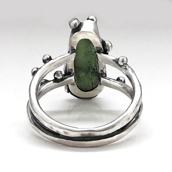 Moldavite jewelry Silver 925