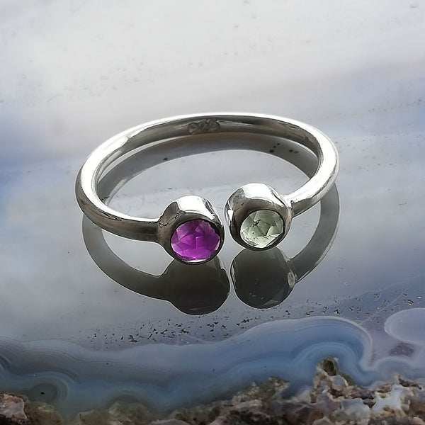 Moldavite ring size 9