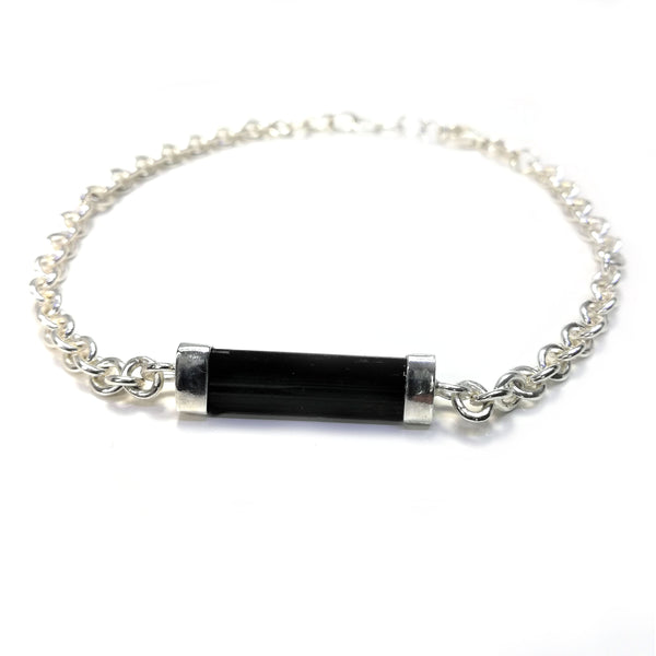 Black Tourmaline Chain Bracelet