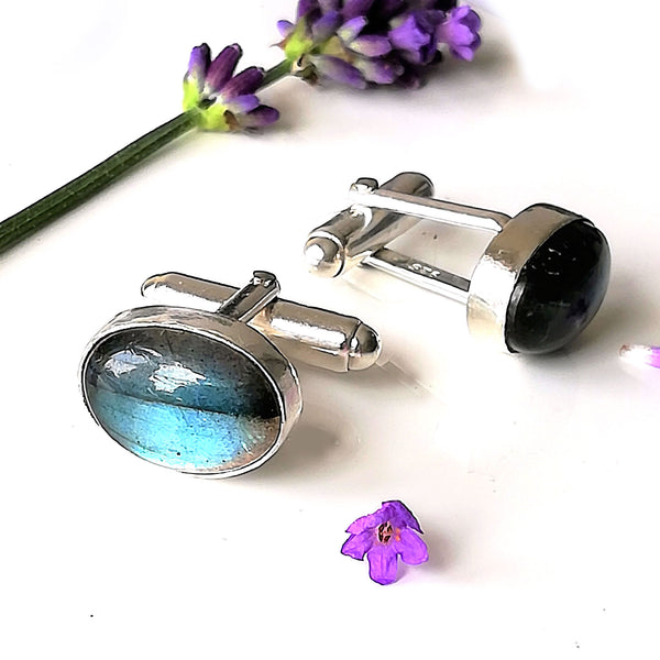 Blue  gemstone cufflinks