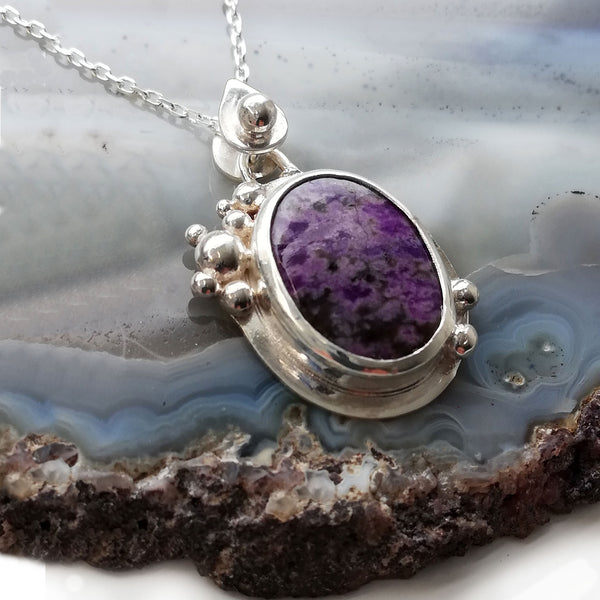 Sugilite pendant, I am a dreamer collection
