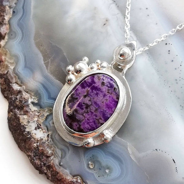 Sugilite necklace, Dreamer