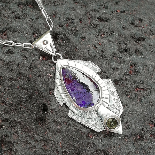 Sugilite pendant Silver 925