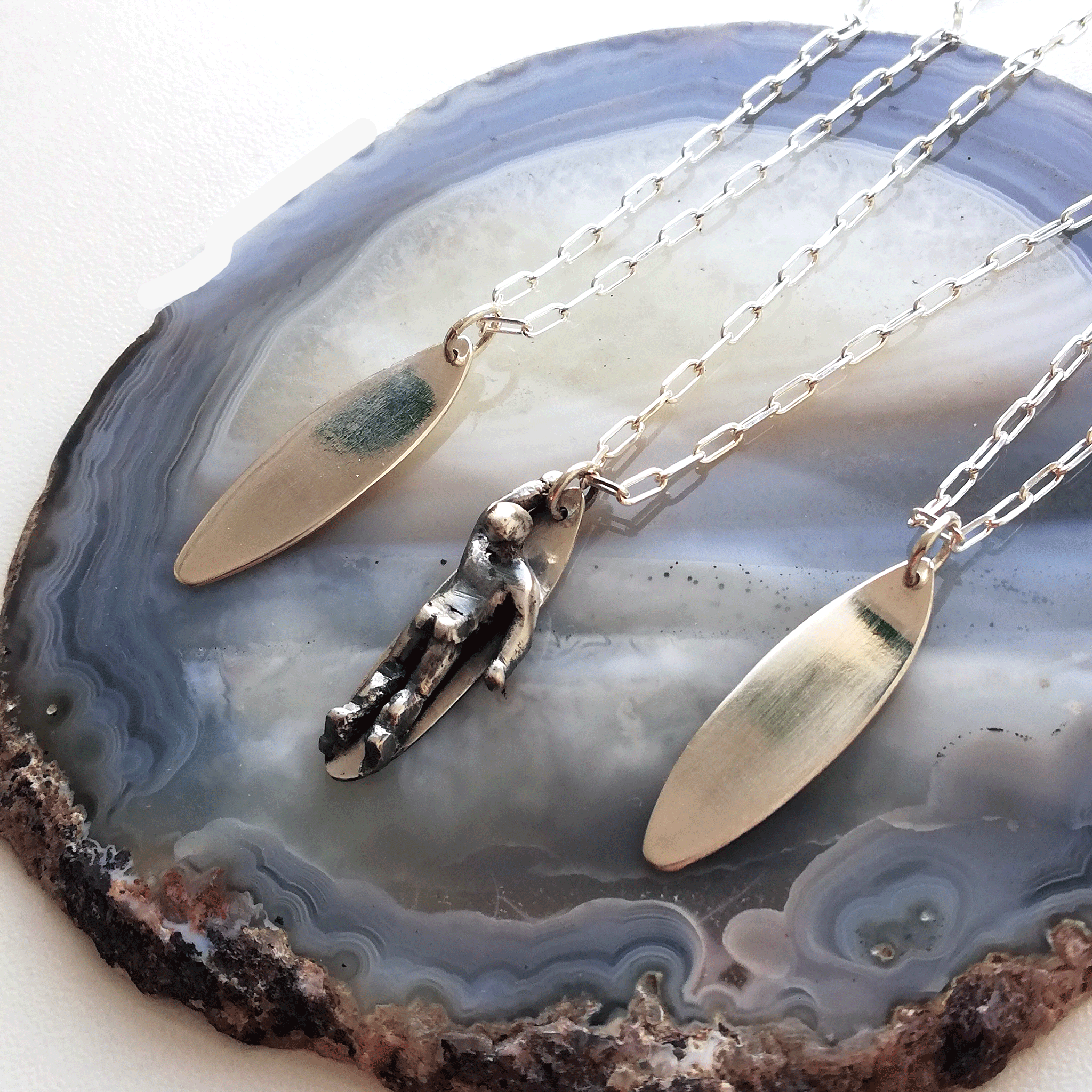Surf fella pendant